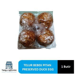 Jual Telur Bebek Pidan Pitan Phitan Per Buah Preserved Duck Egg