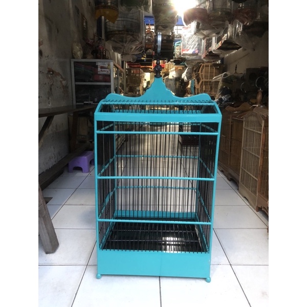 Jual Sangkar Kandang Replika Warna Hijau Tosca No 2 Shopee Indonesia