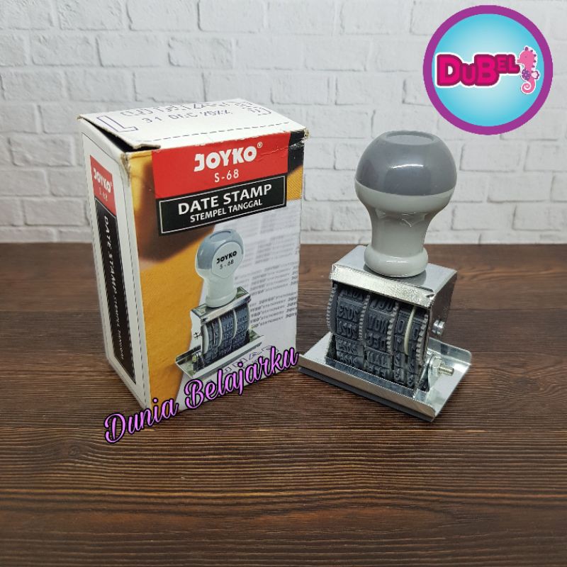 Jual Stempel Lunas Dengan Tanggal Cap Lunas Date Stamp Joyko S68