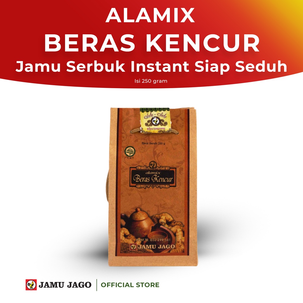 Jual Alamix Beras Kencur Minuman Herbal Serbuk Instan Siap Seduh