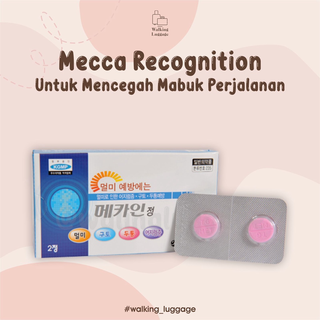 Jual Mecca Recognition Obat Mabuk Perjalanan Shopee Indonesia