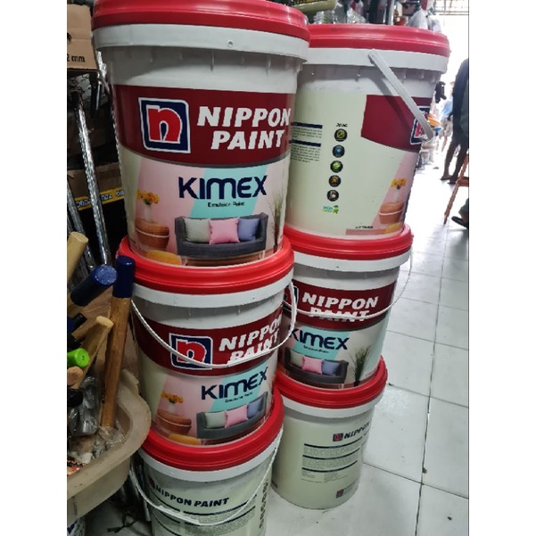 Jual Cat Tembok Nippon Paint Kimex Pail Kg Bs Shopee Indonesia