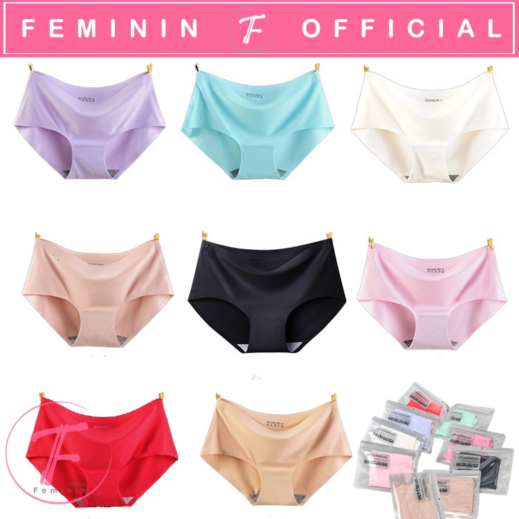 Jual Feminin Celana Dalam Wanita Premium Quality Seamless Anti Nyeplak