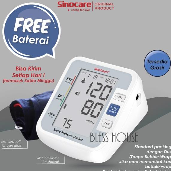 Jual Sinocare Ba Alat Cek Tensimeter Tekanan Darah Digital Otomatis