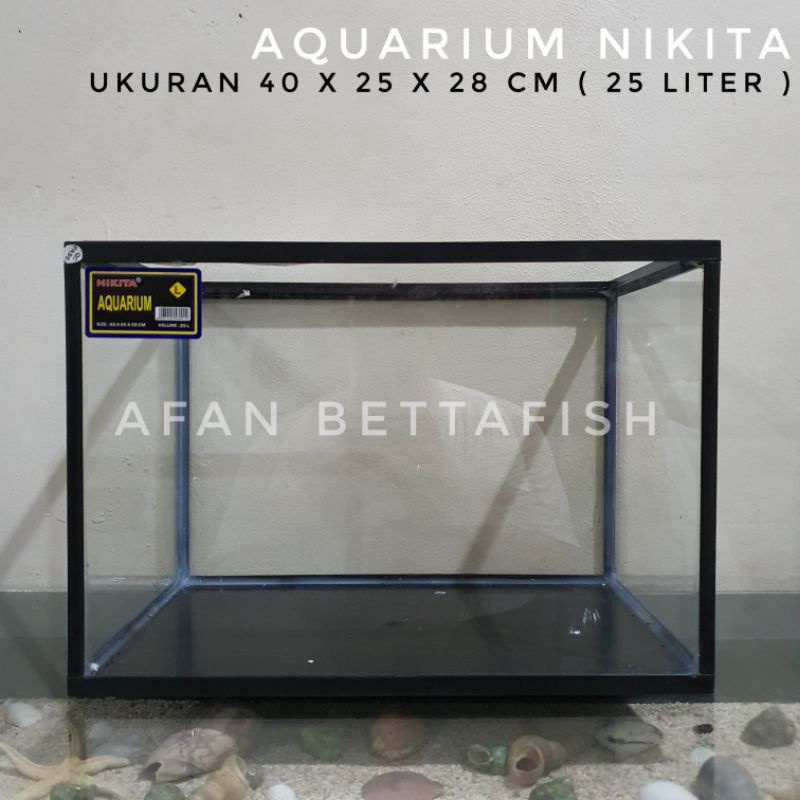 Jual Aquarium Nikita Armada Size L Glass Water Tank X X Cm