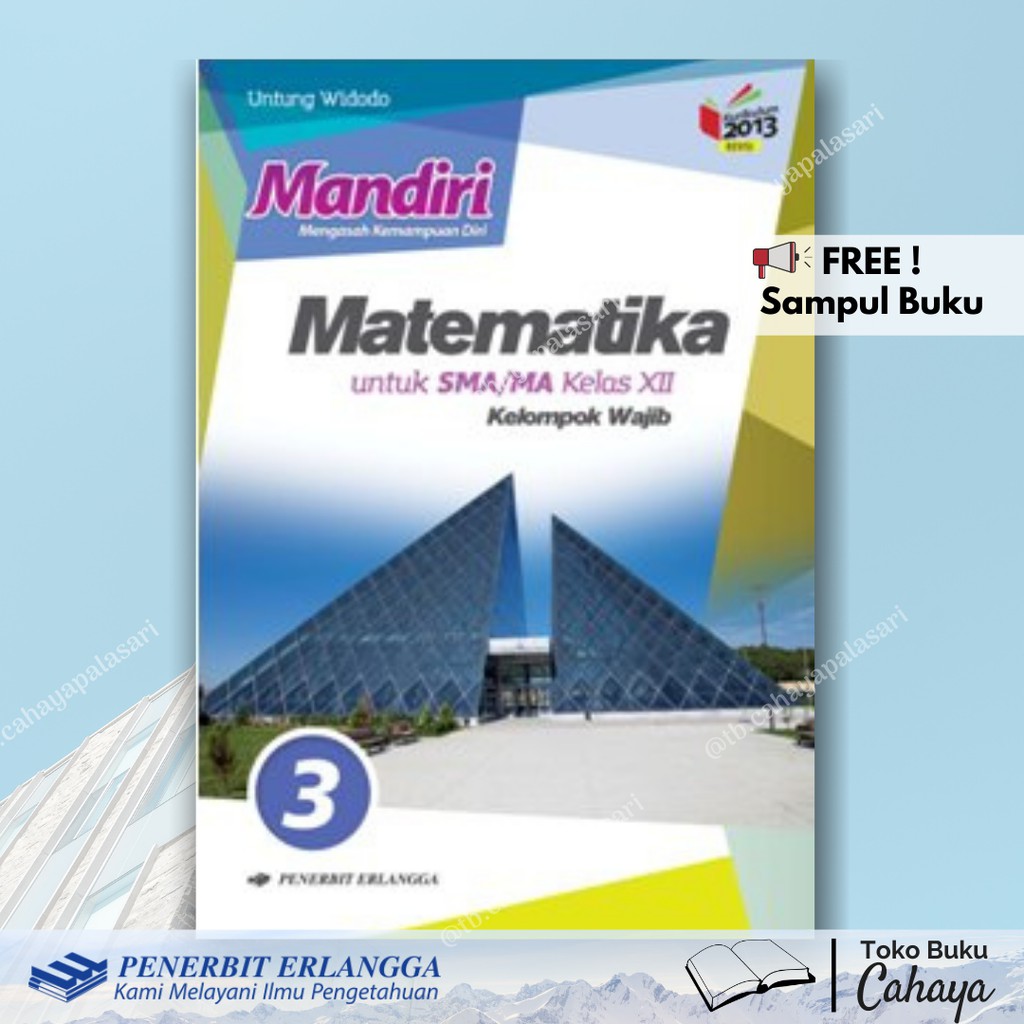 Jual Buku MANDIRI MATEMATIKA SMA MA KLS XII WAJIB K13N ERLANGGA