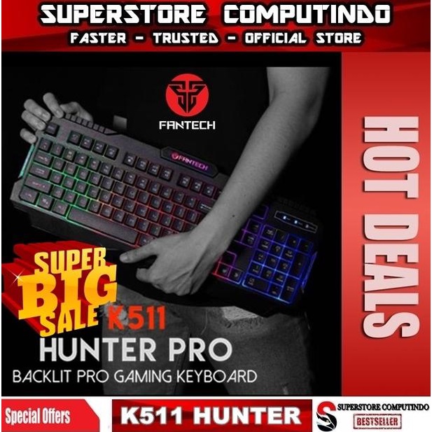 Jual Fantech K511 Hunter Pro Gaming Keyboard Shopee Indonesia