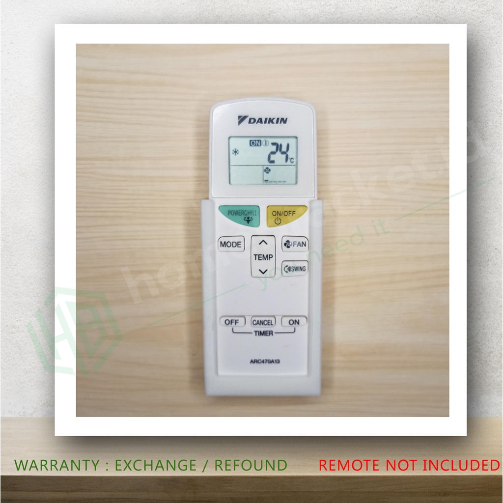 Jual Bracket Remote Ac Daikin Model Baru Standing Holder Bracket Braket