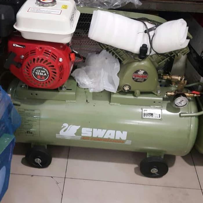 Jual KOMPRESSOR SWAN 1 4 SET ENGINE BENSIN 5 5HP Shopee Indonesia