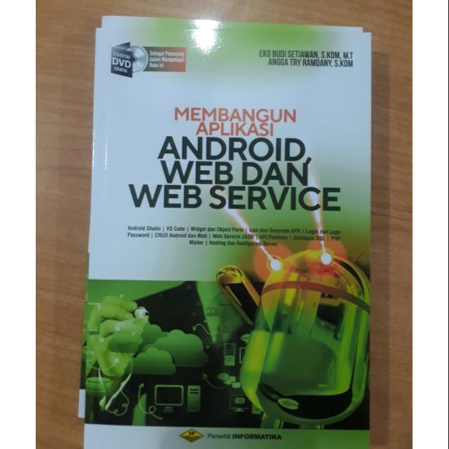 Jual BUKU MEMBANGUN APLIKASI ANDROID WEB DAN WEB SERVICE DVD Shopee