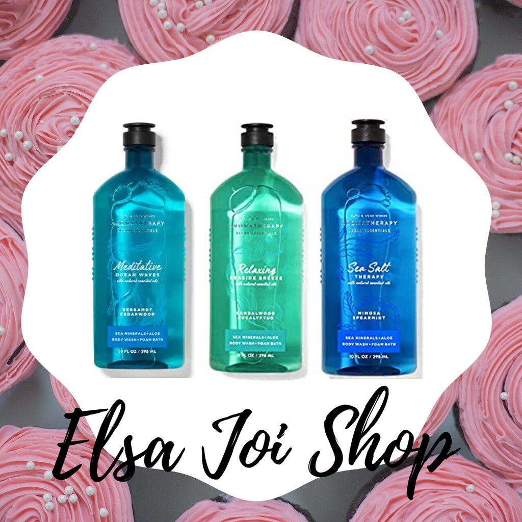 Jual BBW Aromatherapy Ocean Essentials Body Wash Foam Bath SERIES Shopee Indonesia