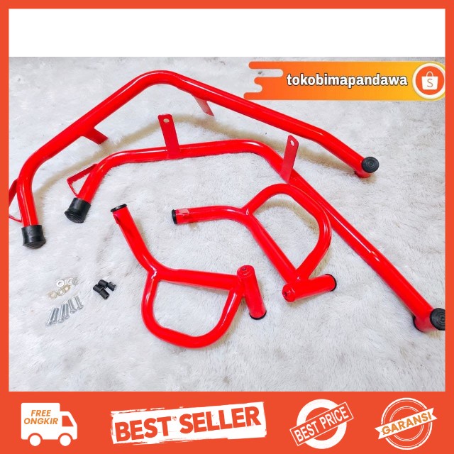 Jual Crash Bar Honda Adv Full Set Pelindung Body Honda Adv Cc