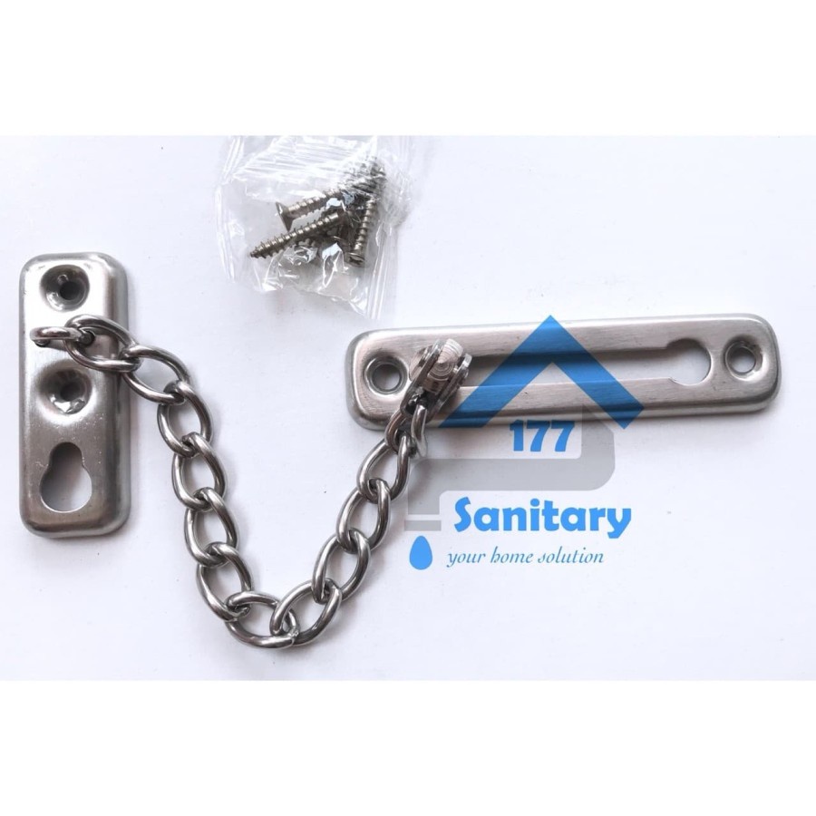 Jual Door Chain Lock Slot Pengunci Pintu Onassis Grendel Rantai