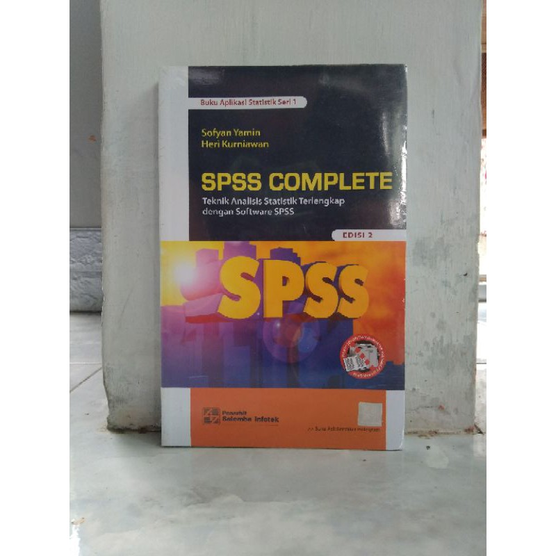 Jual Spss Complete Teknik Analisis Terlengkap Dengan Software Spss