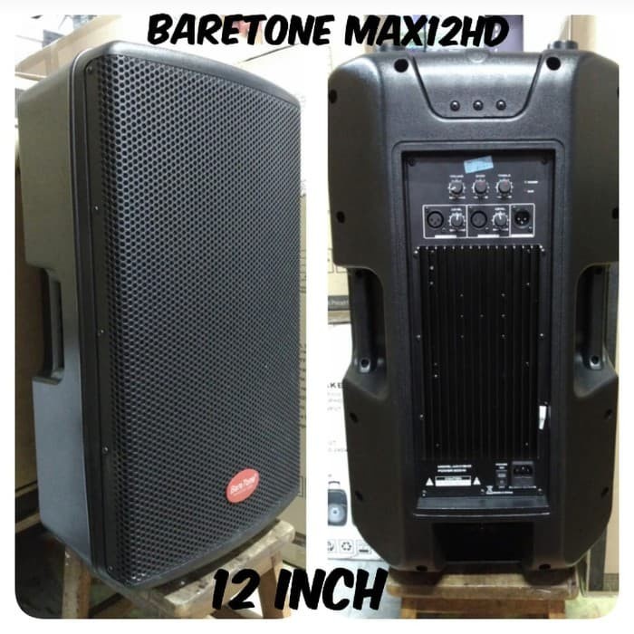 Jual SPEAKER AKTIF BARETONE MAX 12HD 500 WATT 12 INCH ORIGINAL