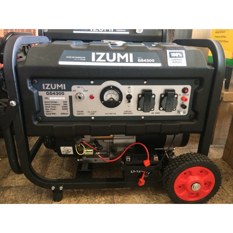 Jual Izumi Genset Bensin Power Generator Listrik Jenset Original Murah