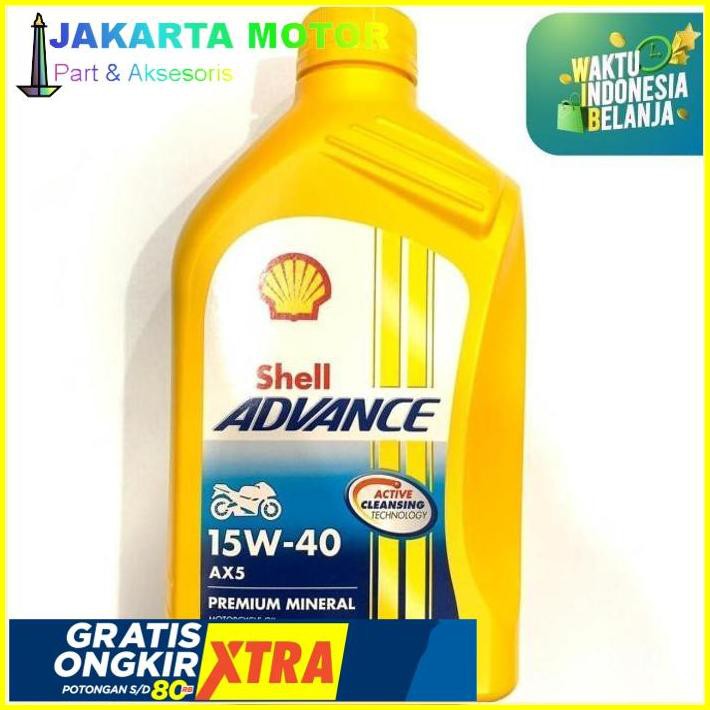 Jual Oli Shell Advance Ax Liter W Premium Mineral Original