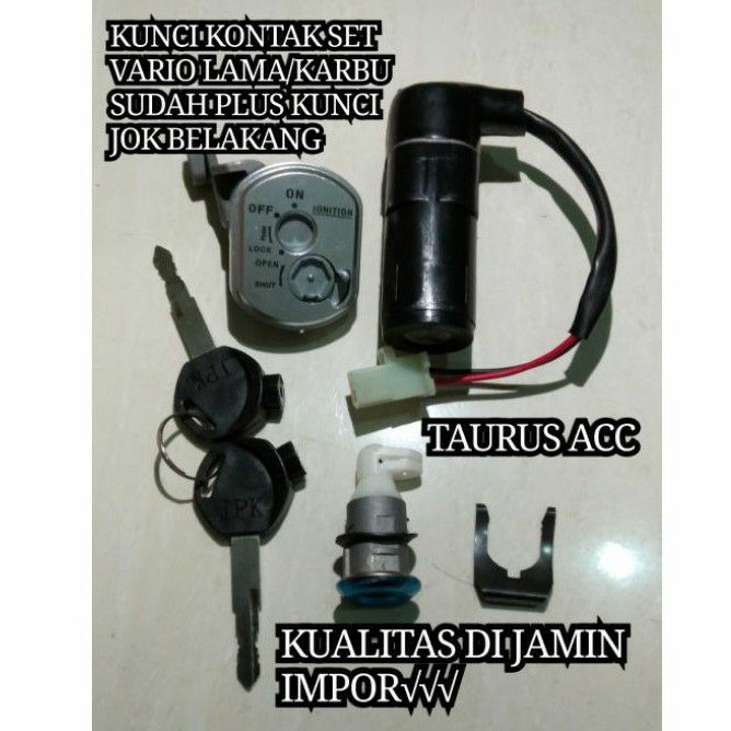 Jual KUNCI KONTAK SET VARIO LAMA VARIO 110 KARBU PLUS KUNCI JOK