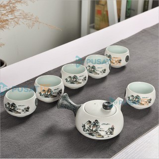 Jual Chinese Tea Pot Set Ceramic C Classic Cups Teko Teh Set