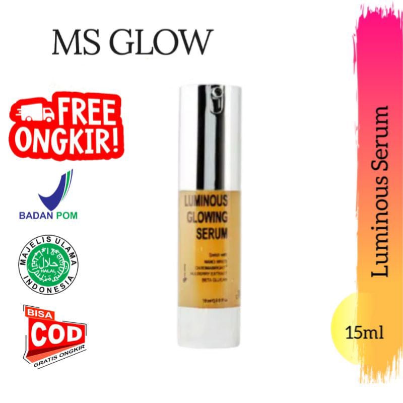 Jual Ms Glow Serum Luminous Original Kemasan Baru Sudah Barcode