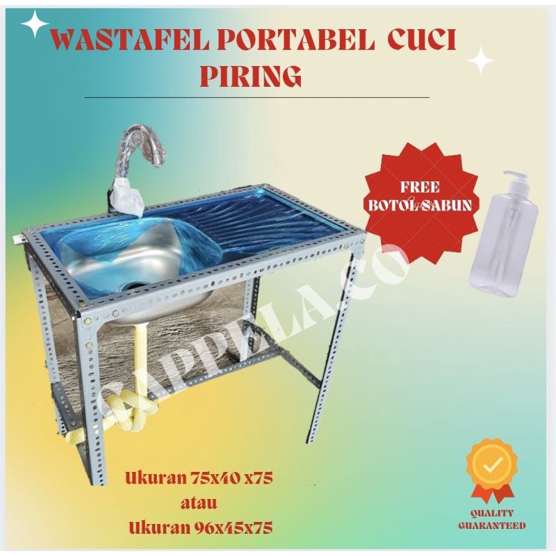 Jual Wastafel Cuci Piring Portable Kitchen Sink Murah Bak Cuci Piring