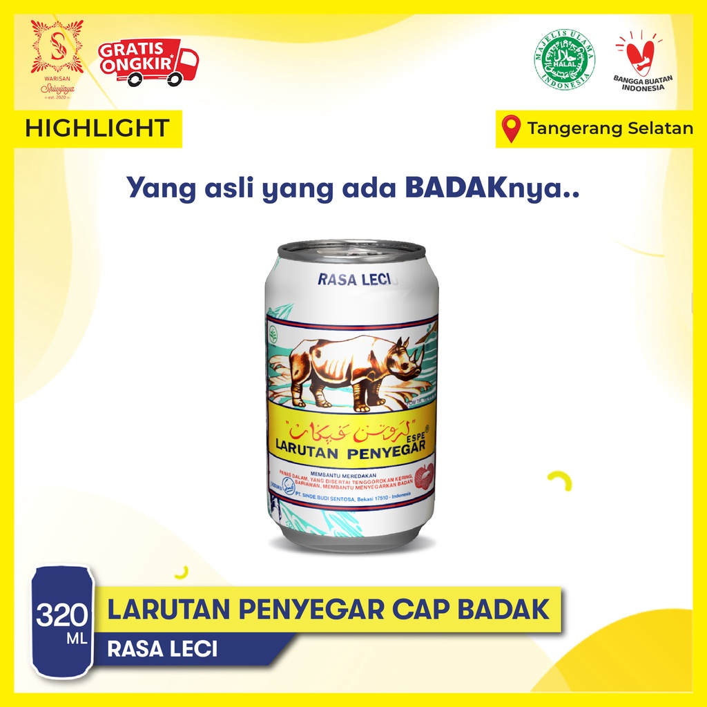 Jual Larutan Penyegar Cap Badak Kaleng Rasa Leci Shopee Indonesia