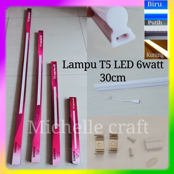 Jual Lampu T5 LED 6 Watt 6w 6watt 30cm Lampu Neon LED Lampu TL Etalase