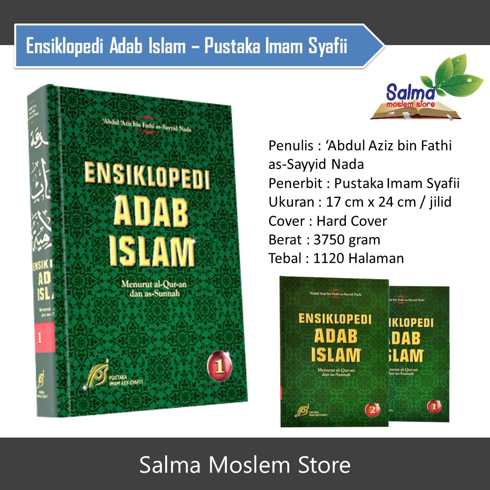 Jual Ensiklopedi Adab Islam Pustaka Imam Syafii Shopee Indonesia