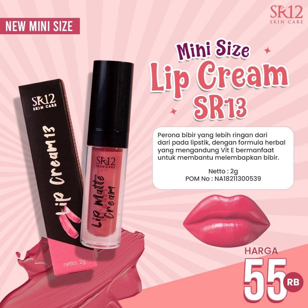 Jual Lip Matte Cream Mini 2gram SR12 Cherish Me Nude Berry Dan Sweet