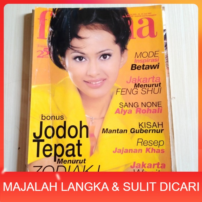 Jual Majalah Femina No Jun Sarah Sechan Langka Shopee Indonesia