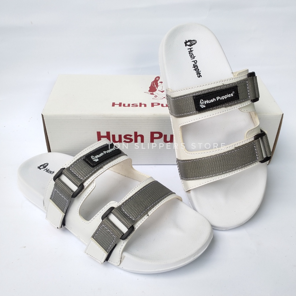 Jual Sandal Terbaru Hush Puppies Model Slop Tali Bahan Ringan Nyaman