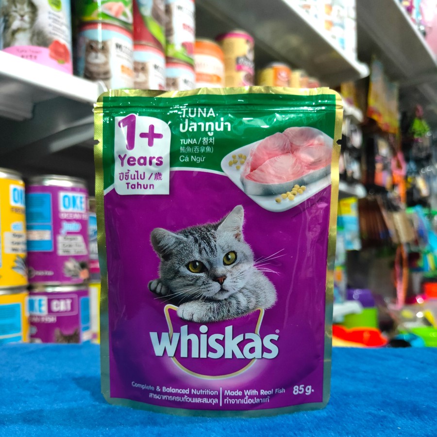 Jual Whiskas Sachet Tuna 85gr Wetfood Whiskas Pouch Tuna Shopee Indonesia