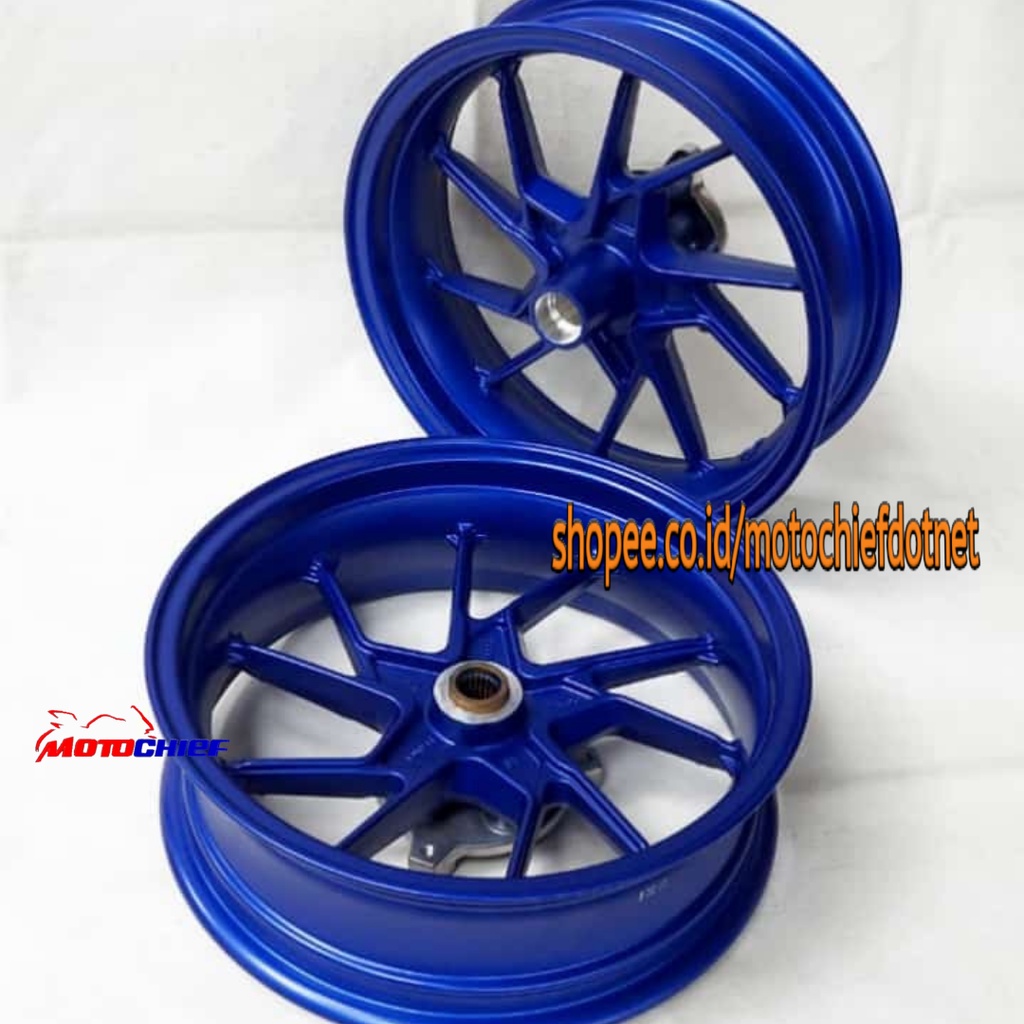 Jual VELG RACING TAPAK LEBAR CHEMCO NEW NMAX 155 2020 BIRU ORIGINAL