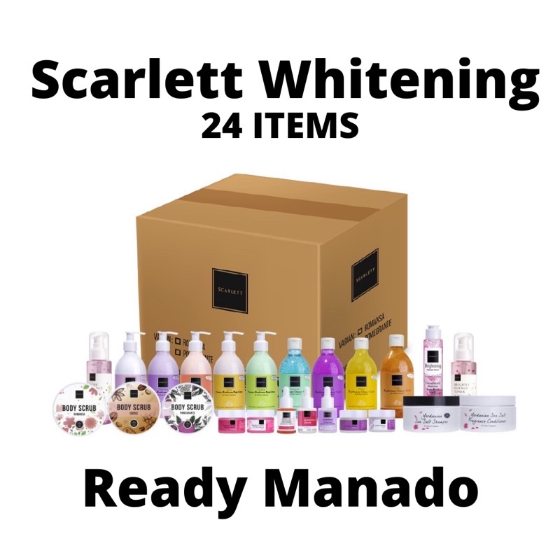 Jual Scarlett Whitening PAKET RESELLER 2 LUSIN 24 Botol Shopee