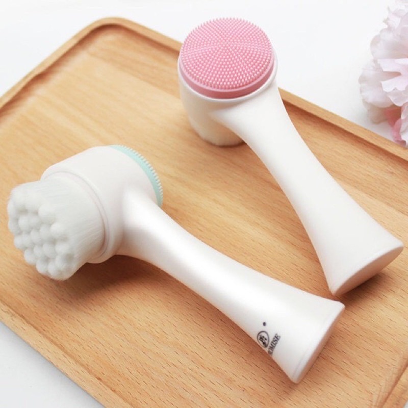 Jual Alat Cuci Muka Silikon Brush Sisi Pembersih Wajah D Shopee