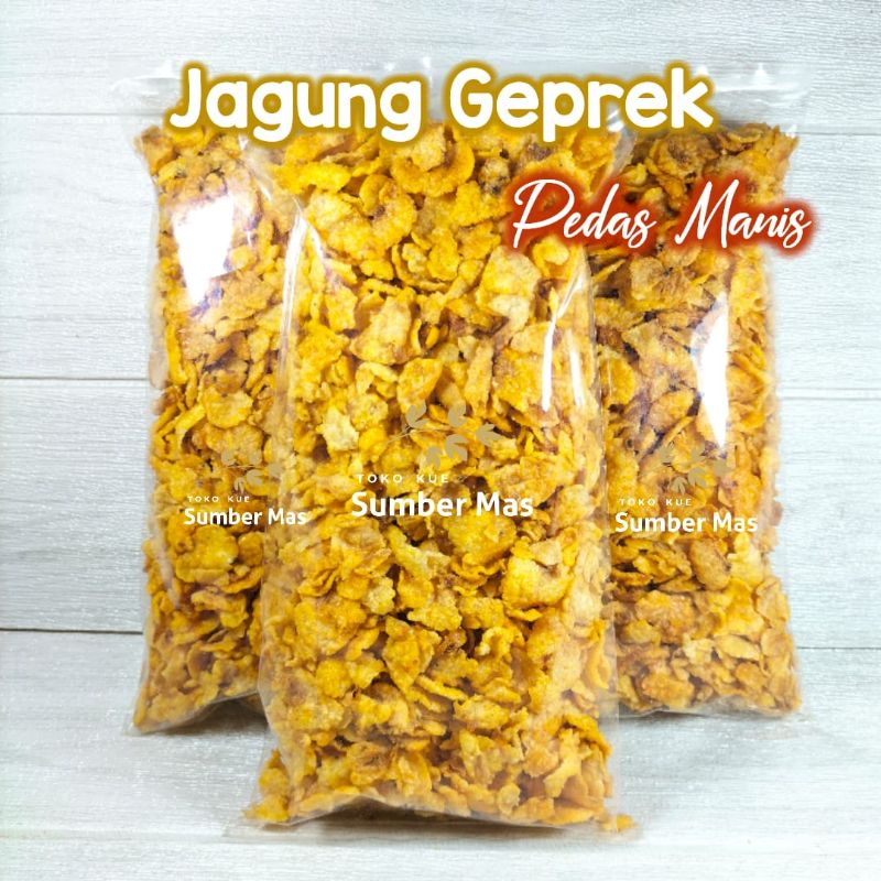 Jual Jagung Geprek Gr Rasa Pedas Manis Emping Jagung Cemilan