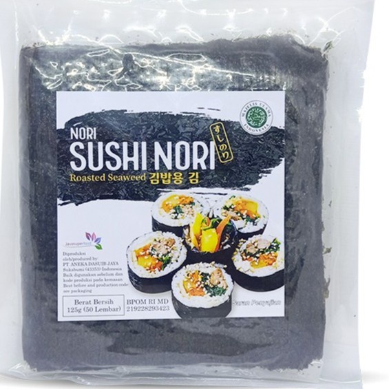 Jual Java Superfood Sushi Gimbab Nori Lembar Gram Roasted Seaweed