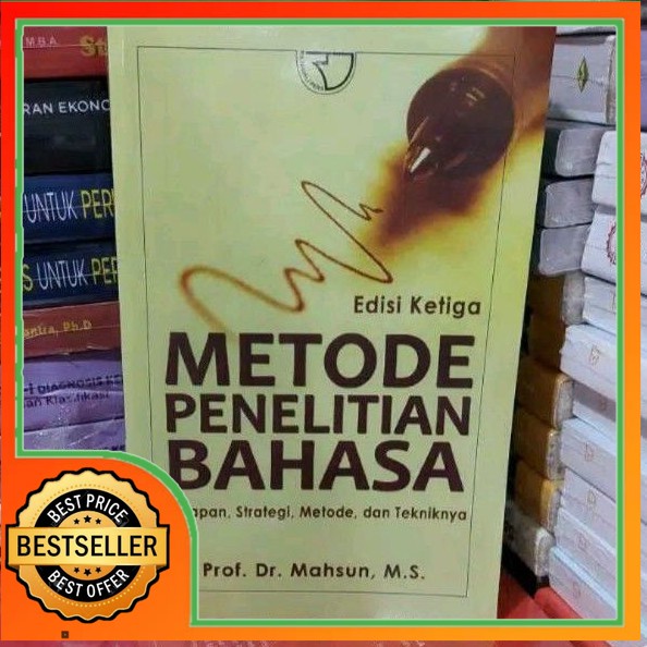 Jual Metode Penelitian Bahasa Tahapan Strategi Metode Dan Tekniknya