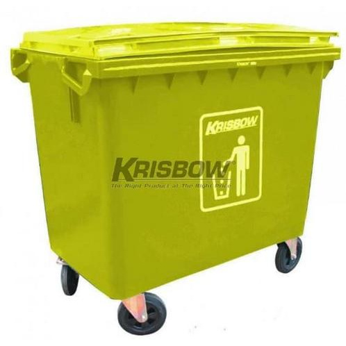 Jual Tempat Sampah Dustbin L Yellow With Yellow Lid Krisbow