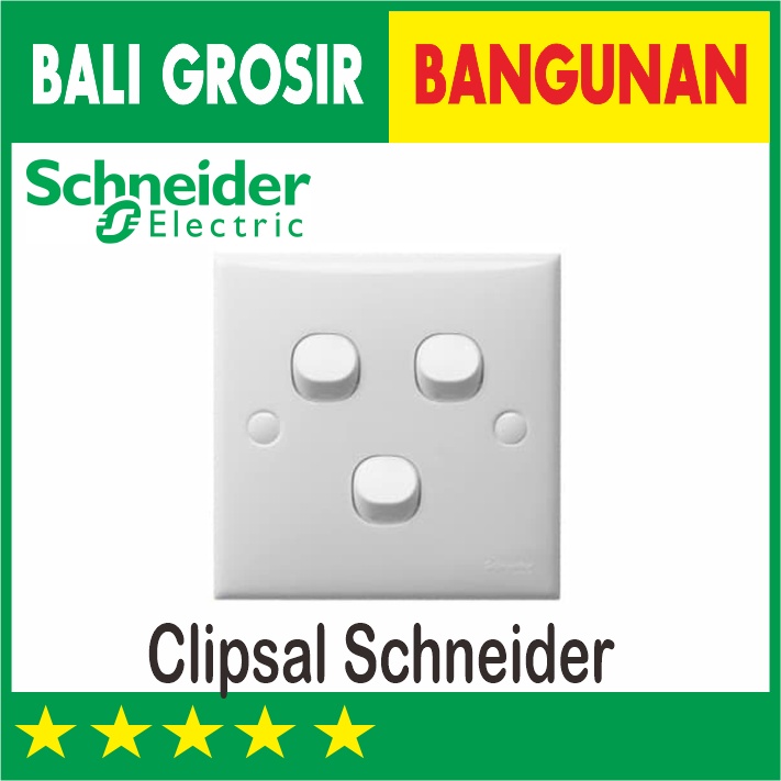 Jual Clipsal Schneider Saklar Triple Gang Classic Shopee Indonesia