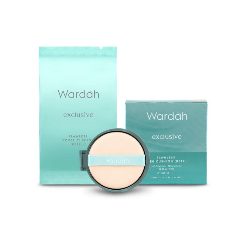 Jual Wardah Exclusive Flawless Cover Cushion Refill Shopee Indonesia