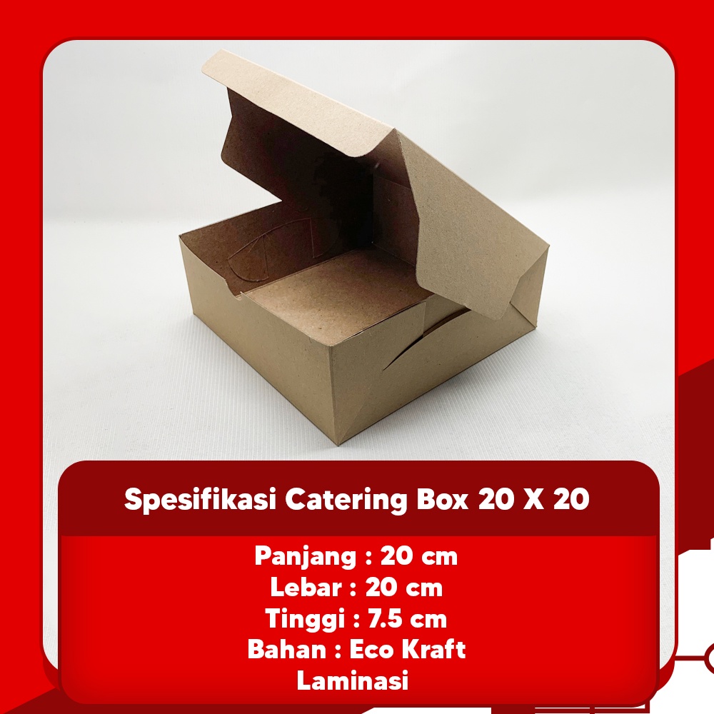 Jual Dus Nasi X Katering Box Dus Katering Tebal Shopee Indonesia