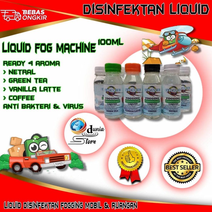 Jual Produk Terbaik Cairan Liquid Desinfektan Mesin Fogging Mobil