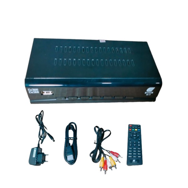 Jual EVINIX STB ASLI SET TOP BOX H 1 DVB T2 POWERED BY SKYBOX H1