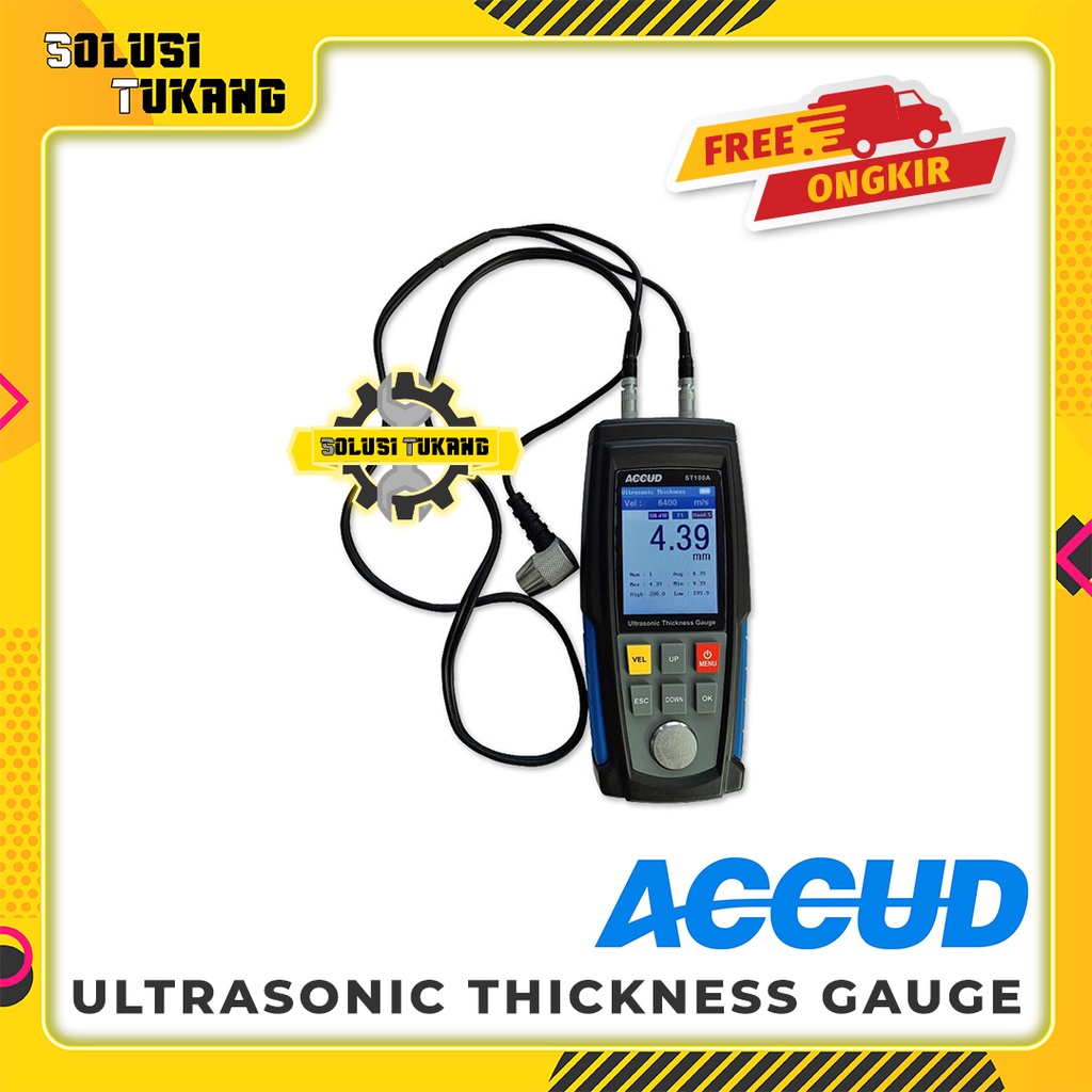 Jual Alat Ukur Ketebalan Pipa Ultrasonic Thickness Gauge Accud St A