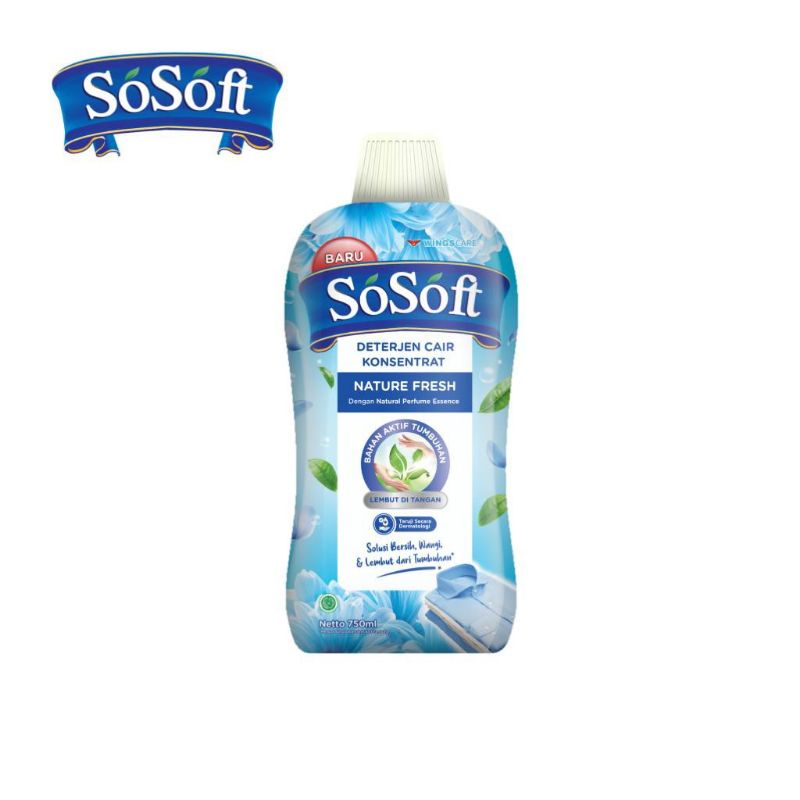 Jual Sosoft Liquid Detergent Fresh Botol Ml Shopee Indonesia