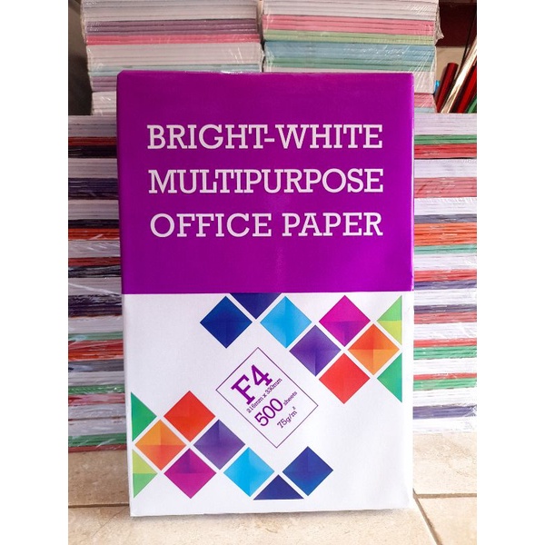 Jual KERTAS HVS BMO F4 BRIGHT WHITE MULTIPURPOSE OFFICE Shopee