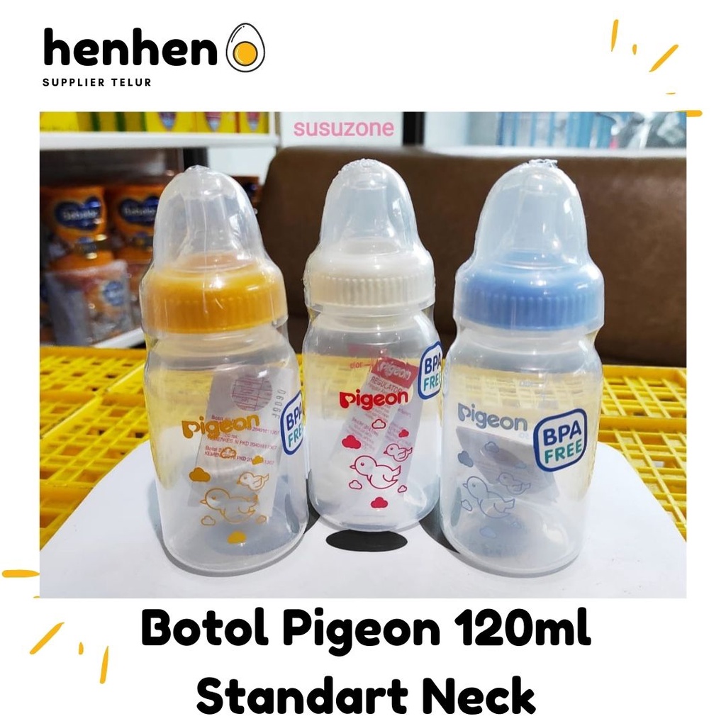 Jual BOTOL SUSU PIGEON 120ml Standart Neck BPA FREE Botol Susu Bayi