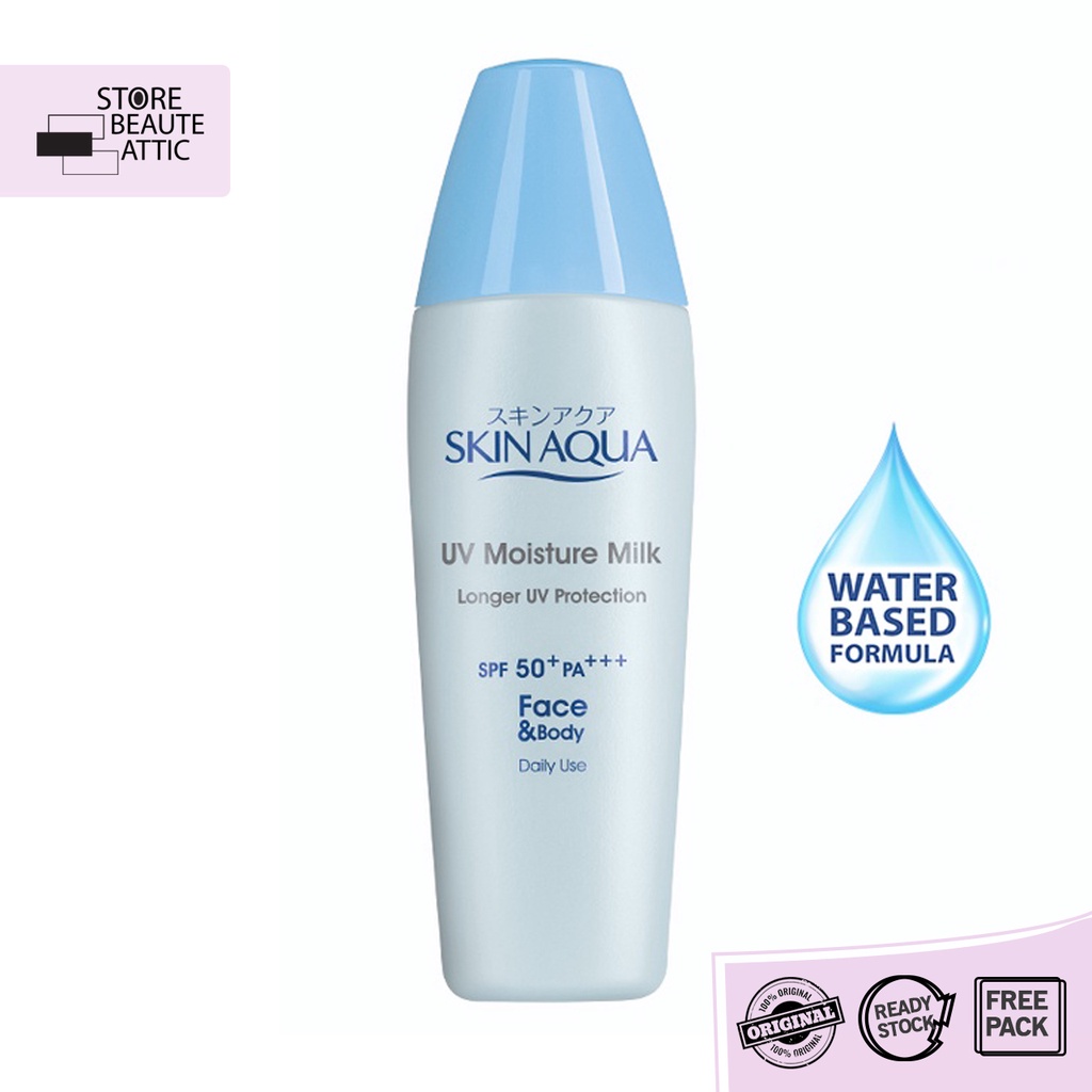 Jual Skin Aqua Uv Moisture Milk Spf Pa Shopee Indonesia