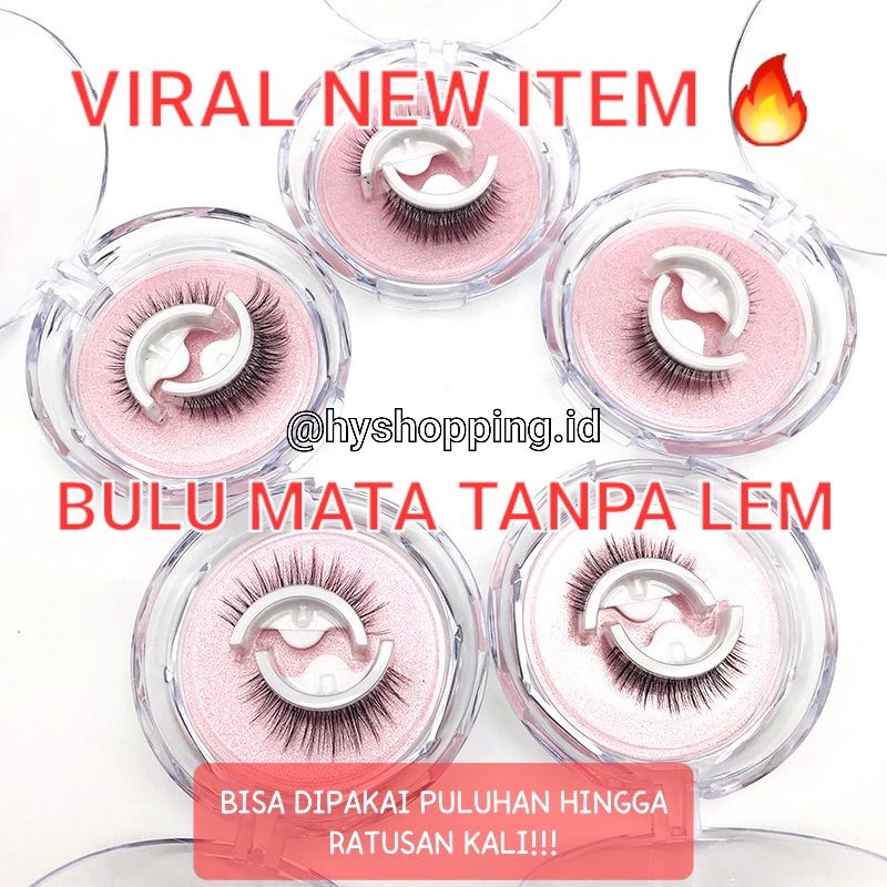 Jual BULU MATA PALSU TANPA LEM VIRAL Bulumata 3D Tanpa Lem Bulu Mata